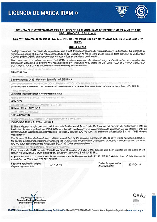 Certificado